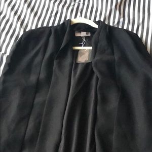 Contemporary Black Blazer cape new with tags!!